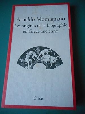 Seller image for Les origines de la biographie en Grece ancienne for sale by Frederic Delbos