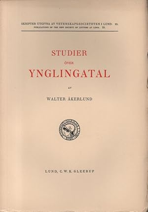 Studier över Ynglingatal. (Skrifter utgivna av Vetenskaps-Societeten i Lund ; 23).