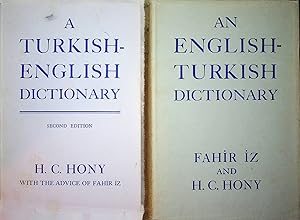 Seller image for (2 vols.) An English-Turkish Dictionary, and A Turkish-English Dictionary for sale by Stanley Louis Remarkable Books