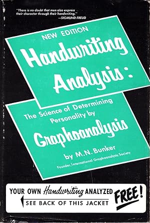 Handwriting Analysis: The Science of Determining Personality by Graphoanalysis