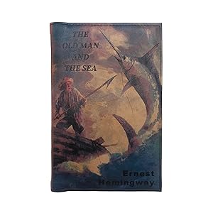 Seller image for THE OLD MAN AND THE SEA With Custom Leather Cover Limited Edition Personalized Book for sale by LeatherCoveredBooks
