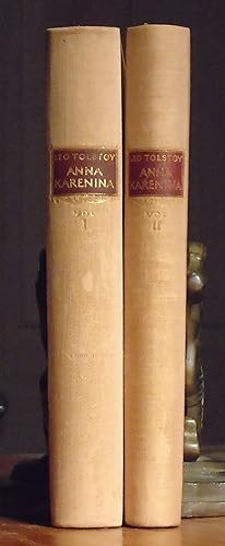 Seller image for Anna Karenina, in Two Volumes, Volumes I and II (One, Two, 1, 2); (SIGNED by Illustrator) for sale by The Old Sage Bookshop