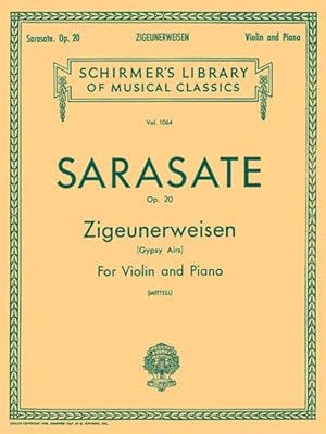 Seller image for Zigeunerweisen Gypsy Aires, Op. 20 : Violin and Piano for sale by GreatBookPrices
