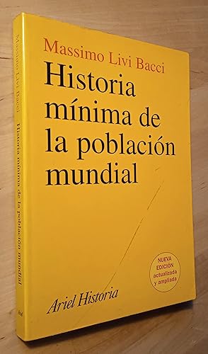 Imagen del vendedor de Historia mnima de la poblacin mundial a la venta por Llibres Bombeta