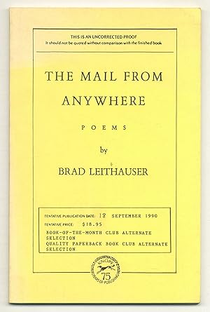 Seller image for The Mail from Anywhere: Poems for sale by Between the Covers-Rare Books, Inc. ABAA