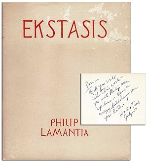 EKSTASIS - WALLACE BERMAN'S COPY, INSCRIBED TO HIS BROTHER-IN-LAW