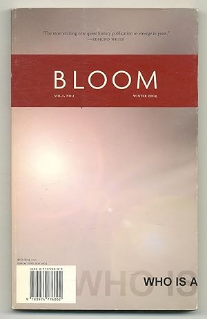 Bild des Verkufers fr Bloom: Queer Fiction, Art, Poetry & More - Volume 1, Issue 1, Winter 2004 zum Verkauf von Between the Covers-Rare Books, Inc. ABAA
