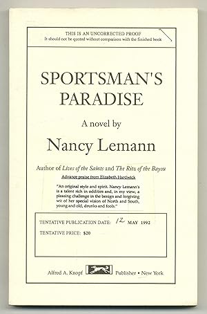 Bild des Verkufers fr Sportsman's Paradise zum Verkauf von Between the Covers-Rare Books, Inc. ABAA