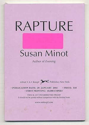 Seller image for Rapture for sale by Between the Covers-Rare Books, Inc. ABAA