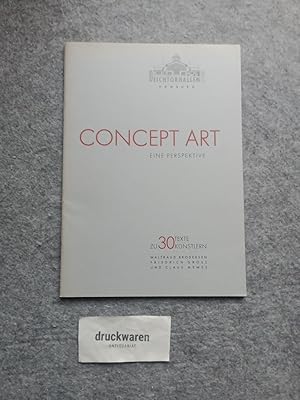 Bild des Verkufers fr Concept Art - eine Perspektive. Texte zu 30 Knstlern. zum Verkauf von Druckwaren Antiquariat