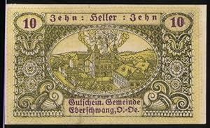 Seller image for Notgeld Eberschwang 1920, 10 Heller, Wallfahrtskirche for sale by Bartko-Reher