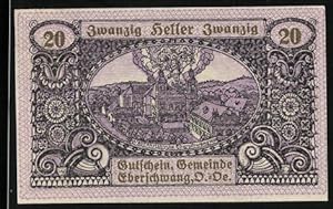 Seller image for Notgeld Eberschwang 1920, 20 Heller, Wallfahrtskirche for sale by Bartko-Reher