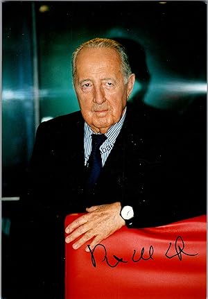 Bild des Verkufers fr Original Autogramm Peter Scholl-Latour (1924-2014) /// Autograph signiert signed signee zum Verkauf von Antiquariat im Kaiserviertel | Wimbauer Buchversand