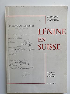 Lénine en Suisse.