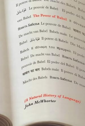 Image du vendeur pour The Power of Babel mis en vente par WeBuyBooks