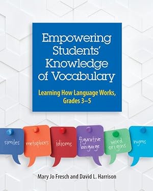 Bild des Verkufers fr Empowering Students Knowledge of Vocabulary: Learning How Language Works, Grades 3-5 zum Verkauf von moluna