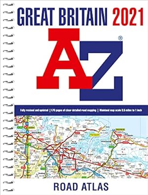 Bild des Verkufers fr Great Britain A-Z Road Atlas 2021 (A4 Spiral) zum Verkauf von WeBuyBooks