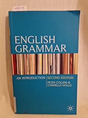 Imagen del vendedor de English Grammar: An Introduction. a la venta por Versandantiquariat Waffel-Schrder