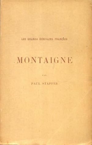 Seller image for Montaigne - Paul Stapfer for sale by Book Hmisphres