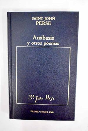 Seller image for Anbasis y otros poemas for sale by Alcan Libros