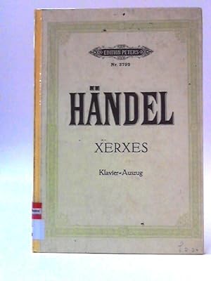 Bild des Verkufers fr Xerxes Oder Der Verliebte Konig zum Verkauf von World of Rare Books