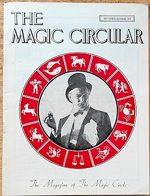 Immagine del venditore per The Magic Circular September / October 1975 (Johnny Cooper on cover) / Edwin A Dawes "A Rich Cabinet of Magical Curiosities No.32 Leslie Lambert" / P J Flory "Lucky Thirteen Revelation" / Louis Tummers "The Egg Bag" / S H Sharpe "Acted Magic - An Undelivered Lecture (cont.) / Bill Nagler "M3" / Maldino "A Chat on Illusion Magic" / Walter Blau "An Analysis of Close up Magic" venduto da Shore Books
