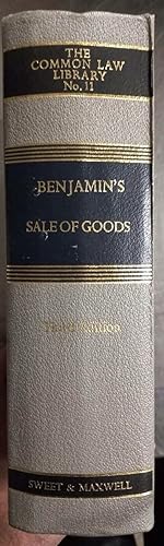 Immagine del venditore per Common Law library Benjamin s Sale of goods 3rd Ed venduto da LawBooksellers