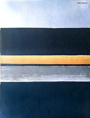 Horizon Noir, 1970. Originallithographie. Herausgegeben von : Revue XXème Siècle. N° 35.