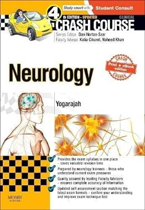 Image du vendeur pour Crash Course Neurology Updated Print + eBook edition mis en vente par WeBuyBooks