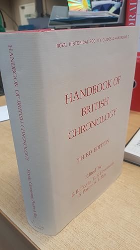 Seller image for Handbook of British Chronology (Royal Historical Society Guides and Handbooks, Volume 2) for sale by LBL Books