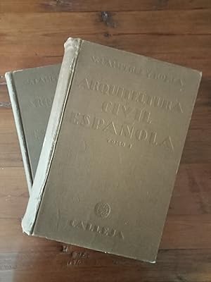 ARQUITECTURA CIVIL ESPAÑOLA DE LOS SIGLOS I AL XVIII. Tomo I: Arquitectura privada. Tomo II. Arqu...