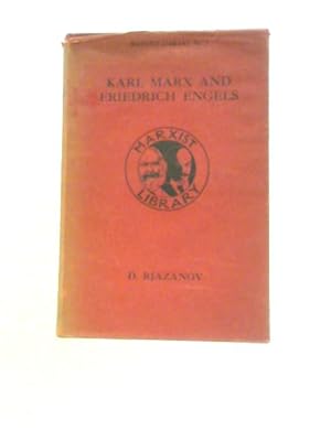 Imagen del vendedor de Karl Marx and Friedrich Engels a la venta por World of Rare Books