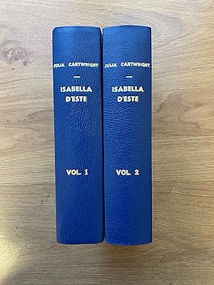 Bild des Verkufers fr ISABELLA D'ESTE Marchioness of Mantua 1474-1539 A Study of the Renaissance - 2 volumes zum Verkauf von Old Hall Bookshop, ABA ILAB PBFA BA