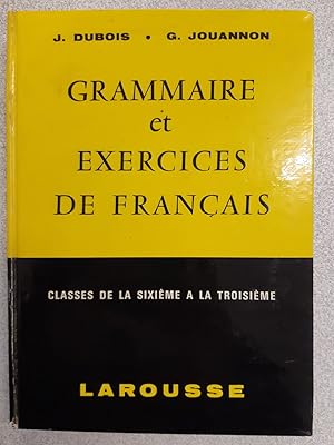 Image du vendeur pour Grammaire Et Exercices De Francais mis en vente par Dmons et Merveilles