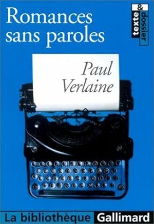 Seller image for Romances sans paroles for sale by Dmons et Merveilles