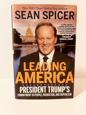 Imagen del vendedor de Leading America: President Trump's Commitment to People, Patriotism, and Capitalism [SIGNED FIRST EDITION, FIRST PRINTING] a la venta por Vero Beach Books