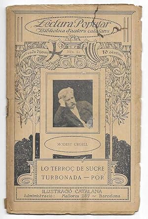 Lo Terroç de Sucre Tubonada - Por Modest Urgell Lectura Popular Biblioteca d'autors catalans Nº 61