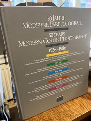 Bild des Verkufers fr 50 Jahre moderne Farbfotografie 1936-1986. Katalog der Bilderschauen 1986. zum Verkauf von Antiquariat Hecht