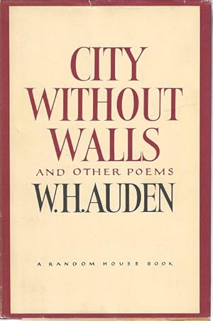 Imagen del vendedor de City Without Walls and Other Poems a la venta por Auldfarran Books, IOBA