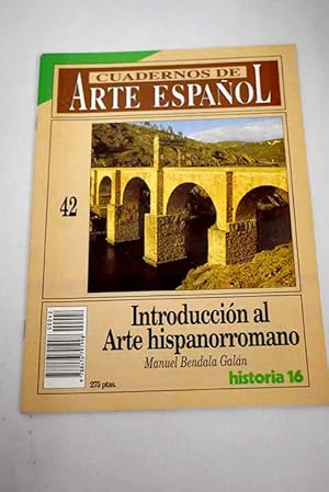 Bild des Verkufers fr Introduccin al arte hispanorromano zum Verkauf von Alcan Libros
