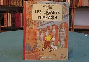 Tintin, Les cigares du Pharaon. (Dos rouge) B29.