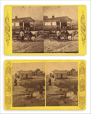 Two ca. 1870s-1880s Jacksonville, Florida stereoviews of Black Americans