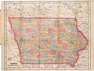 WELLS' POCKET HAND-BOOK OF IOWA; PAST, PRESENT, AND PROSPECTIVE. COMPRISING A CONCISE DELINEATION...