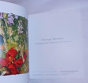 Seller image for George Rowlett - Paintings From Paestum and Walmer (Art Space Gallery, London 14 July - 11 August 2017) for sale by David Bunnett Books