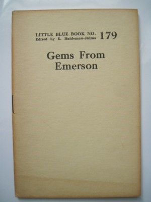 Immagine del venditore per Gems from Emerson. Little Blue Book No. 179 venduto da Reflection Publications