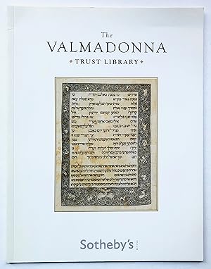 Sotheby's. The Valmadonna Trust Library.