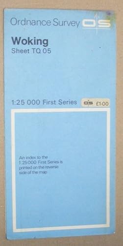 Woking. 1:25000 First Series Map Sheet TQ 05