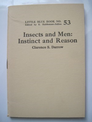 Imagen del vendedor de Insects and Men: Instinct and Reason. Little Blue Book No. 53 a la venta por Reflection Publications