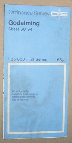 Godalming. 1:25000 First Series Map Sheet SU 94