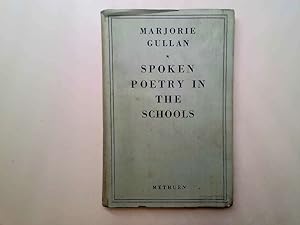 Image du vendeur pour Spoken Poetry in the Schools mis en vente par Goldstone Rare Books